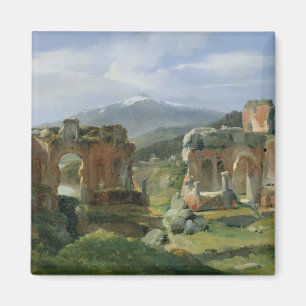 Aimant Ruines du théâtre chez Taormina