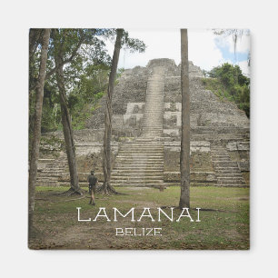 Aimant Ruines mayas à Lamanai, Belize