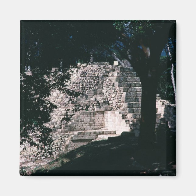 Aimant Ruines mayas Copan City Honduras Photo Conçu (Devant)