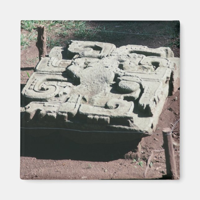 Aimant Ruines mayas Copan Honduras Photo Conçu (Devant)