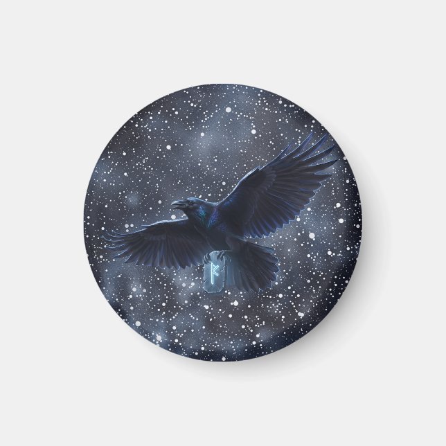 Aimant Runa Fehu y el Cuervo de Odín (Devant)