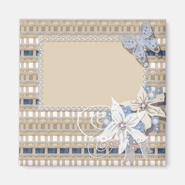 Aimant Rustique, mariage (Devant)