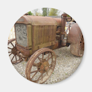 Aimant Rusty vintage tractor