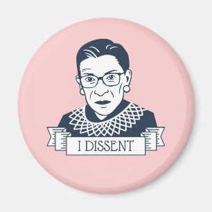 Aimant Ruth Bader Ginsburg "Je conteste"