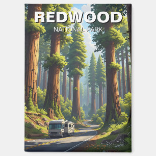 Aimant RV dans le parc national de Redwood