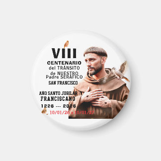 Aimant Sa  Francisco de Assisi Glossy Poster