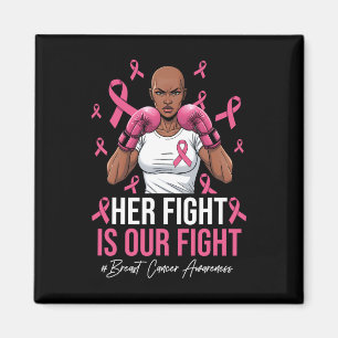 Aimant Sa Lutte Est Notre Lutte Cancer Du Sein Rose Boxe