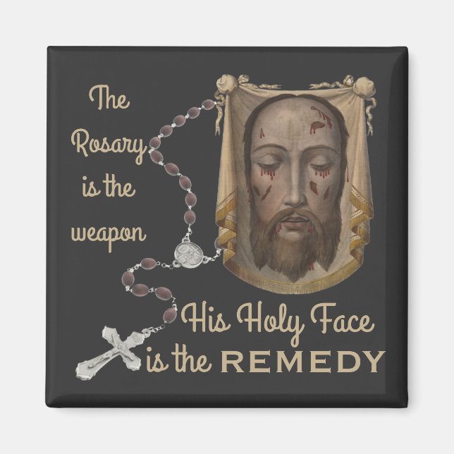 Aimant Sa Sainte Face est l'aimant REMEDY (Devant)
