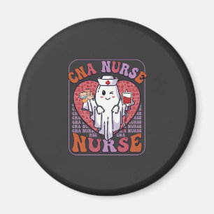 Aimant Sac infirmière Cna Halloween fantôme stéthoscope s