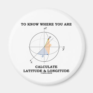 Aimant Sachez Où Vous Calculez La Latitude Et La Longitud