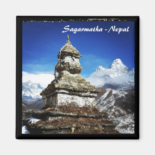 Aimant Sagarmatha - Népal, vues sur l'Everest, Ama Dabla