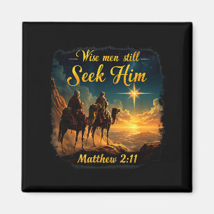 Aimant Sages vintage cherchent toujours Jésus les 3 rois