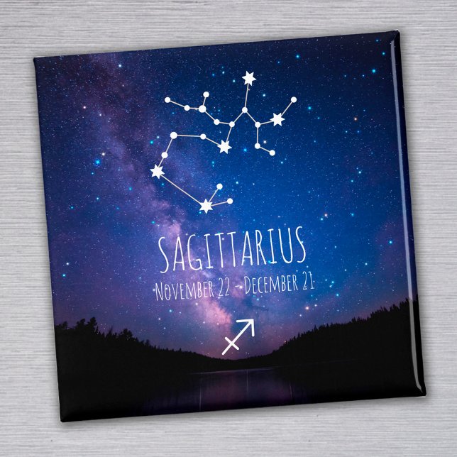 Aimant Saggitarius | Constellation Zodiaque personnalisée (Créateur téléchargé)