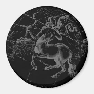 Aimant Sagittaire Constellation Hevelius circa 1690