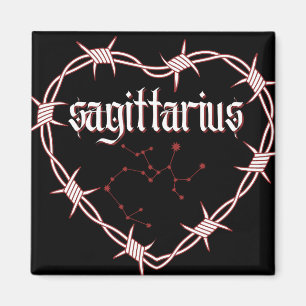 Aimant Sagittarius Constellation Gothique Barbed Wire Art