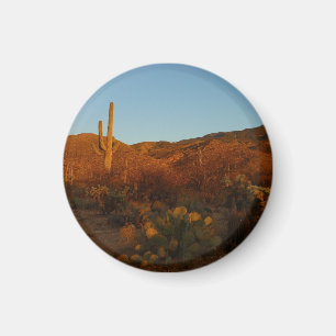 Aimant Saguaro Sunset I Arizona Désert Paysage