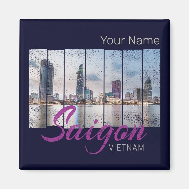 Aimant Saigon (Ho-Chi-Minh-Stadt) HCMC Vietnam Souvenir (Devant)
