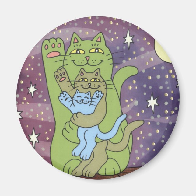 Aimant Sain, riche et sage dans une nuit d'automne (Devant)