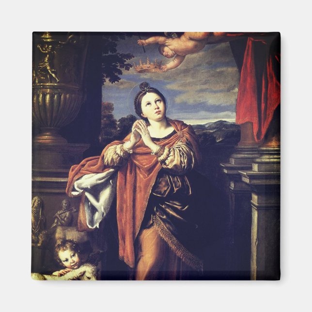 Aimant Saint Agnes par Domenichino (c. 1620) (Devant)