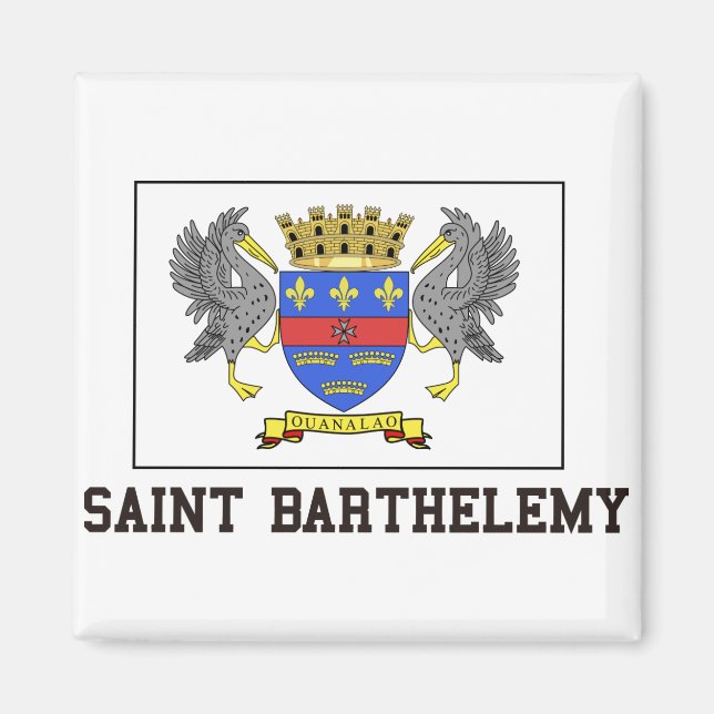 Aimant Saint-Barthélemy (Devant)