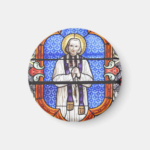 Aimant Saint Jean Vianney Guide de l'Âme Premium Impressi