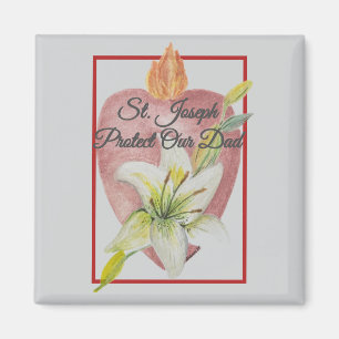 Aimant Saint Joseph Protégez Notre Papa - Fête des