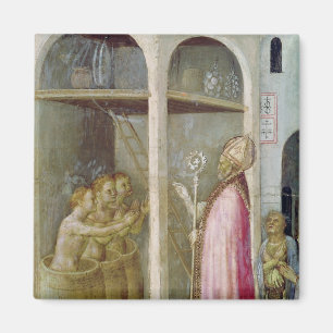 Aimant Saint-Nicolas ressuscite les trois enfants