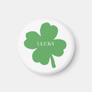 Aimant Saint-Patrick Chanceux Trèfle Irlandais