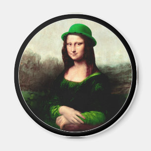 Aimant Saint Patrick - Lucky Mona Lisa