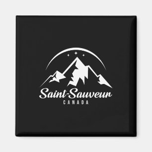 Aimant Saint-sauveur Canada Station de ski Ski Snowboardi