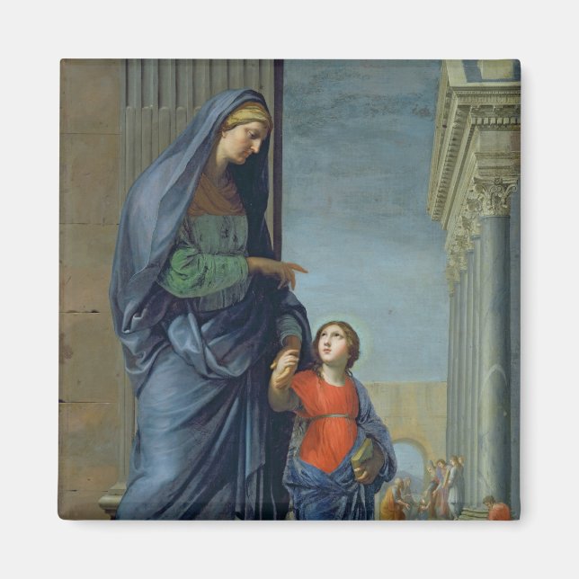 Aimant Sainte Anne qui mène la Vierge au Temple (Devant)