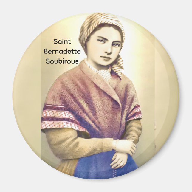 Aimant Sainte Bernadette Soubirous (Devant)