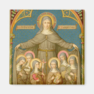 Aimant Sainte Claire d'Assise et des Soeurs (SAU 027)