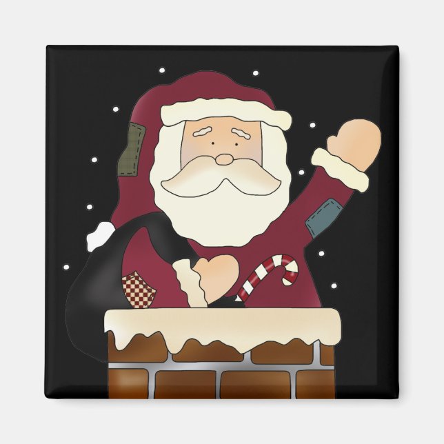 Aimant Sainte-Claus (Devant)
