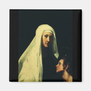 Aimant Sainte Françoise de Rome Ange Gardien Beaux-Arts