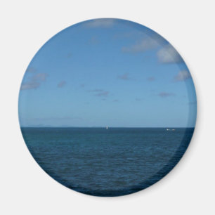 Aimant Sainte-Lucie Horizon Océan Bleu