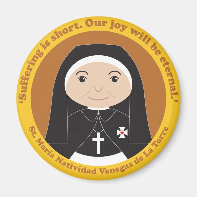 Aimant Sainte María Natividad Venegas de La Torre (Devant)