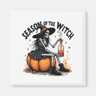 Aimant Saison De La Sorcière Éffrayante Hallowee Wtich