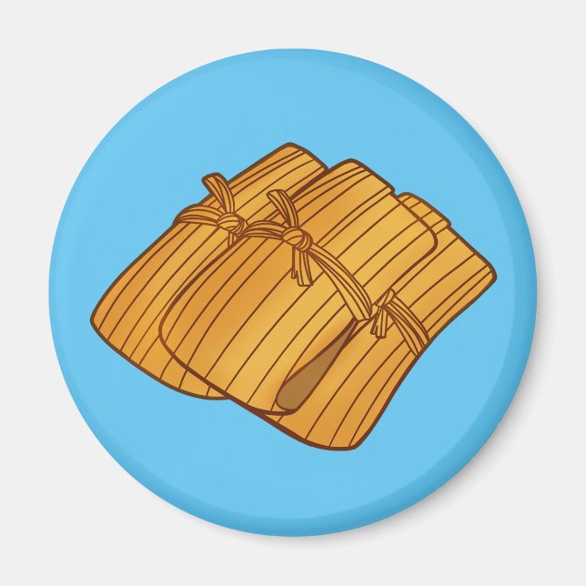 Aimant Saison mexicaine authentique de Tamales (Devant)