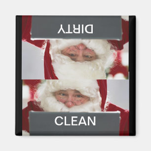 Aimant sale propre de lave-vaisselle de Noël de