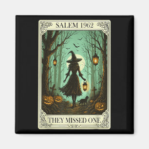Aimant Salem 1692 Halloween Sorcière Ils Ont Manqué Un Ta