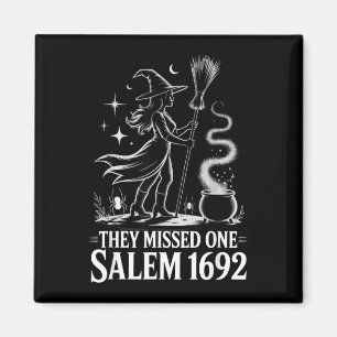 Aimant Salem 1692 manqué un pour halloween femme chemise