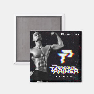 Aimant Salle De Fitness De L'Entraîneur Personnel Personn