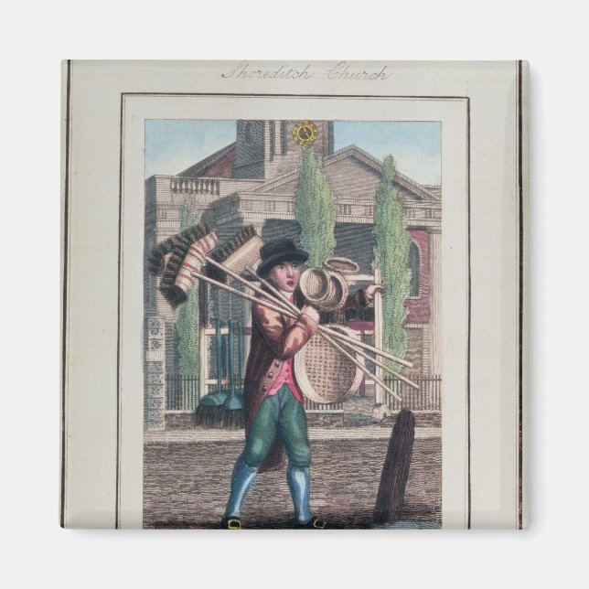 Aimant Salles de cheveux, église Shoreditch (Devant)