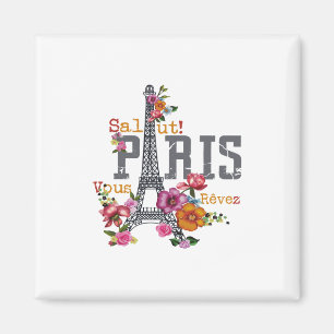 Aimant salut Paris voeu rêvez