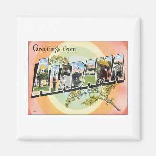 Aimant Salutations d'Alabama