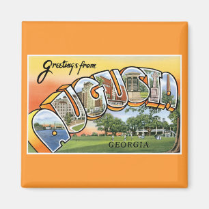Aimant Salutations d'Augusta, GA !