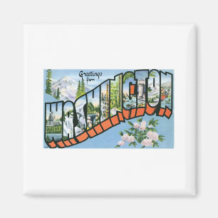 Aimant Salutations de l'État de Washington