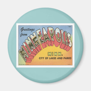 Aimant Salutations De Minneapolis