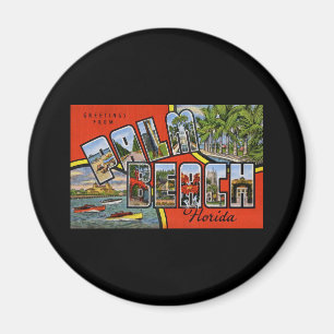 Aimant Salutations de Palm Beach la Floride